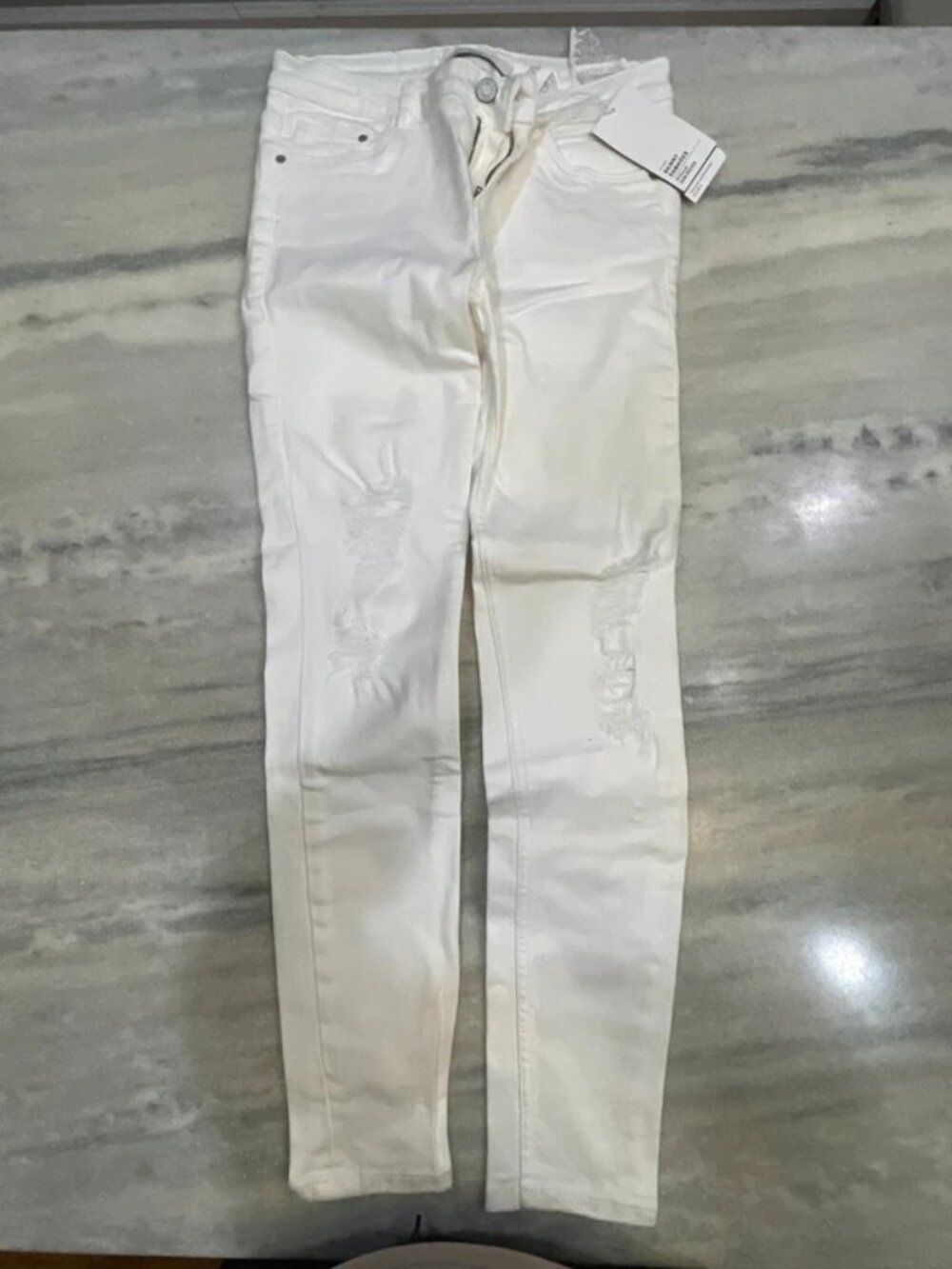 Zara Trafaluc Women’s White Skinny Jeans 4 NWT